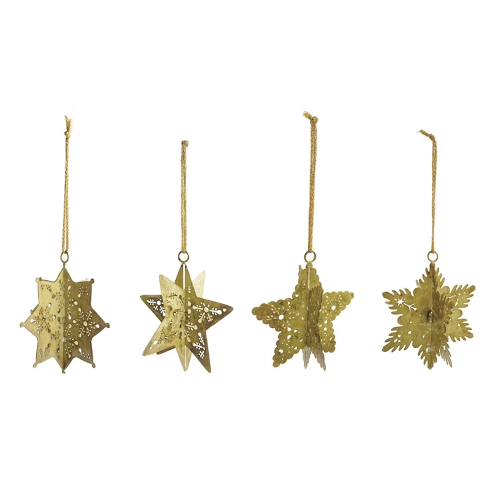 Metal 3D Snowflake Ornament — alternate view 2