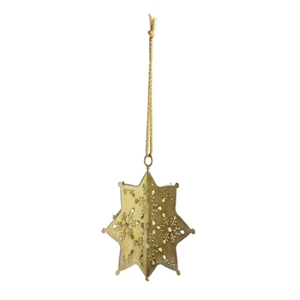 Metal 3D Snowflake Ornament — alternate view 3