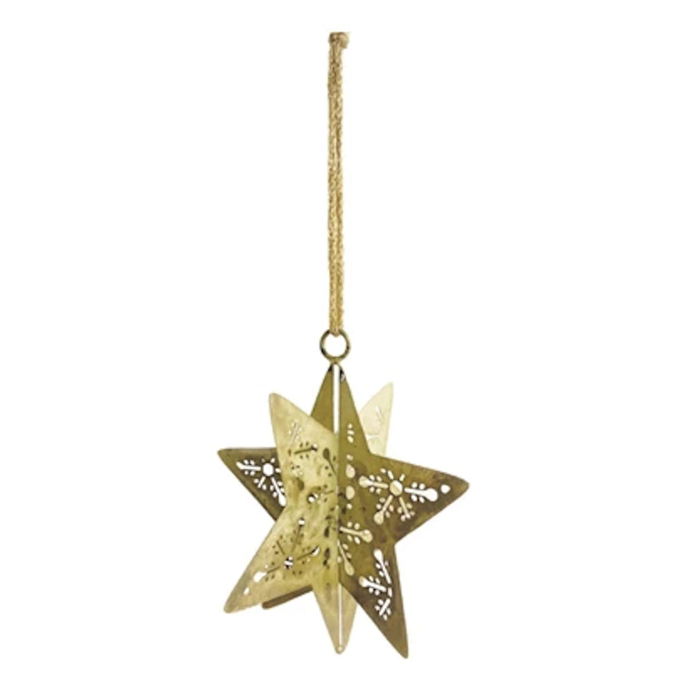 Metal 3D Snowflake Ornament — alternate view 4