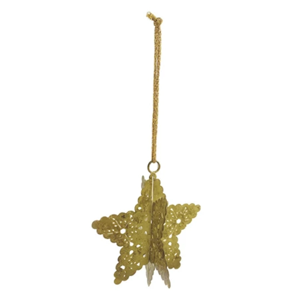 Metal 3D Snowflake Ornament — alternate view 5