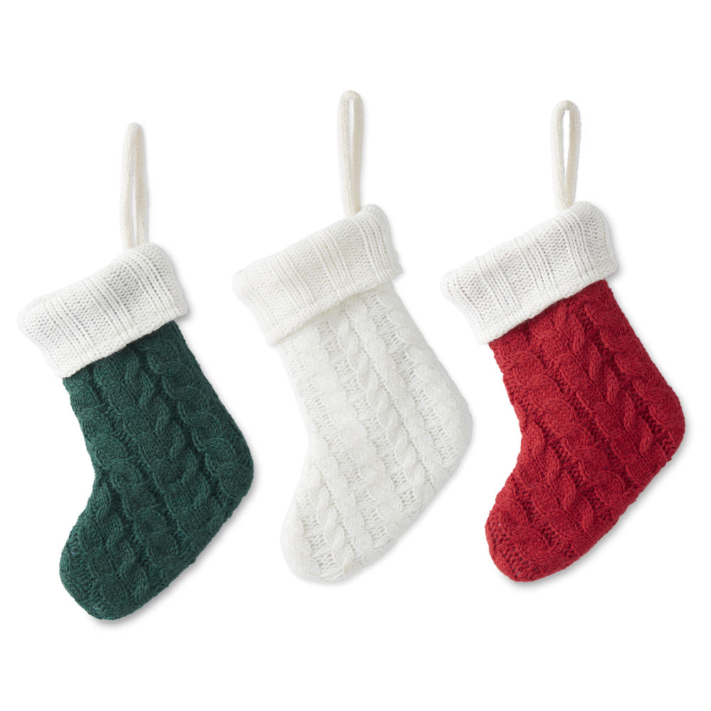 Mini Cable Knit Stockings