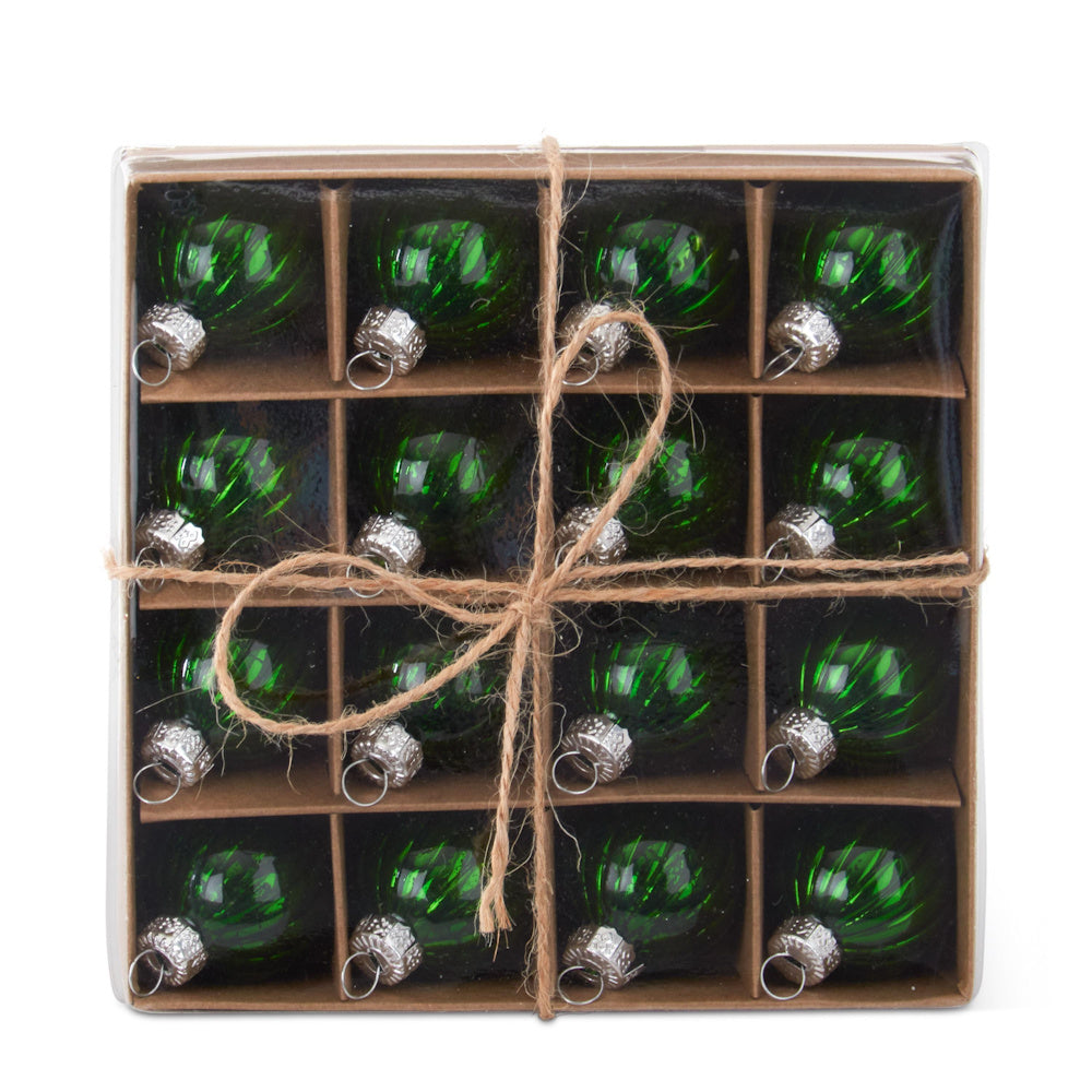 Mini Green Glass Ornament — alternate view 2
