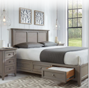 McKenzie King Petite Storage Bed