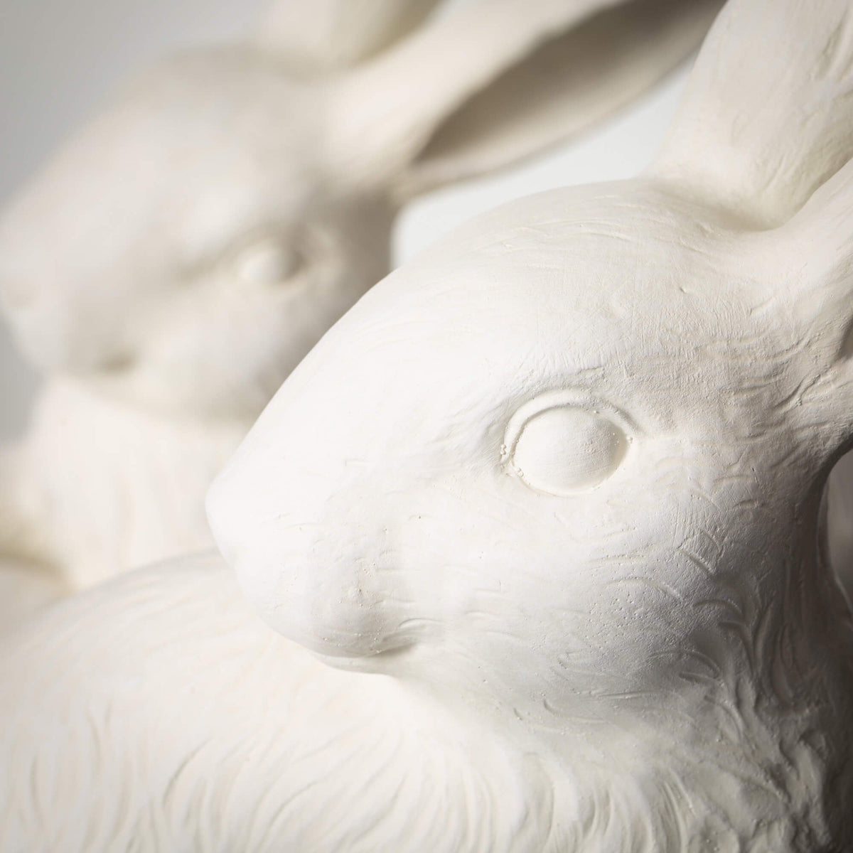Set of 2 White Astrex Bunny Figurines — alternate view 2
