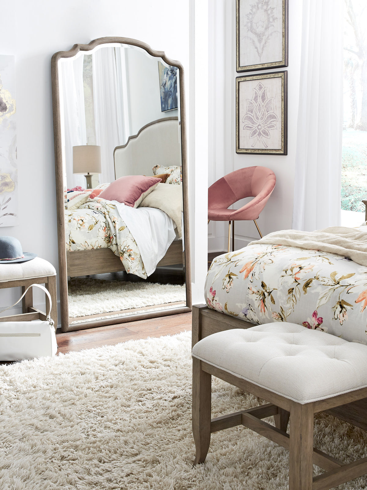 Provence Floor Mirror