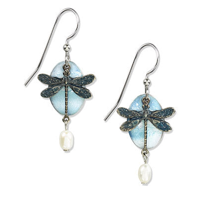 Layered Dragonfly Earrings