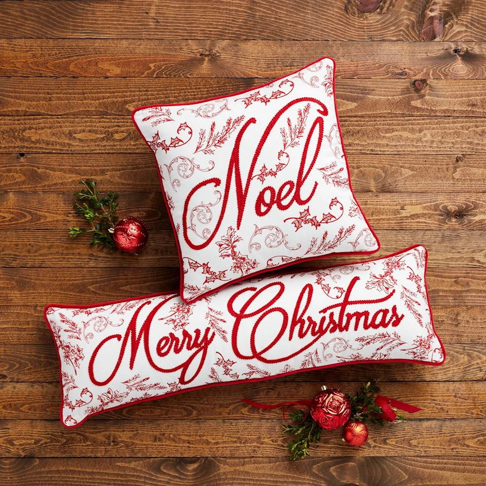 Christmas Embroidered Pillows