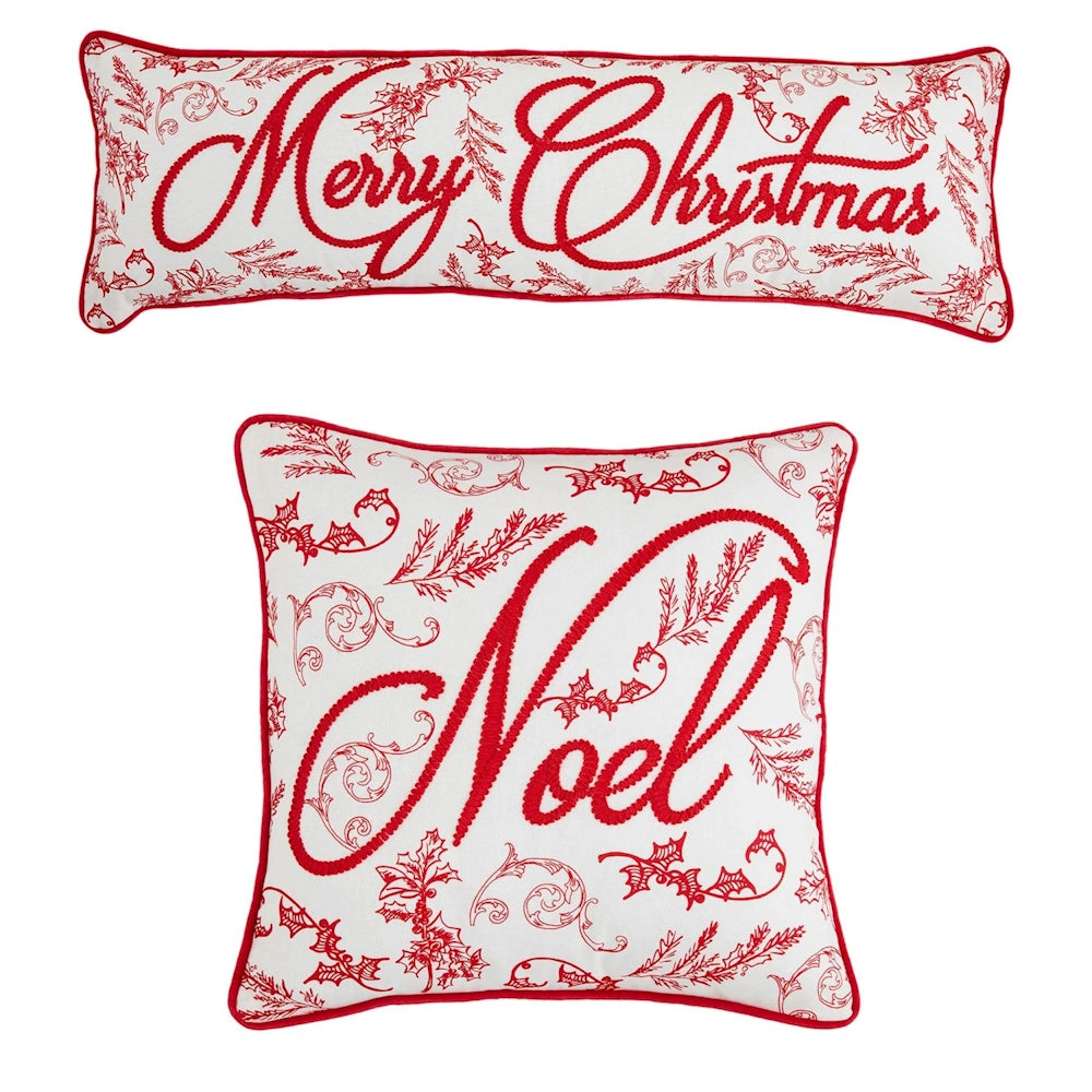 Christmas Embroidered Pillows — alternate view 2