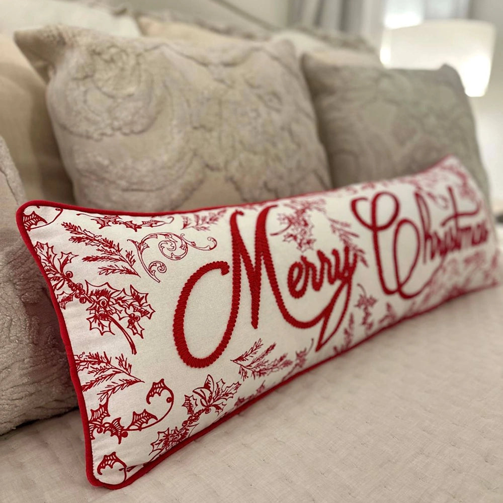 Christmas Embroidered Pillows — alternate view 6