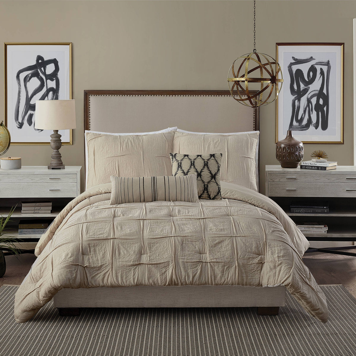 Natural Instincts Stripe Pillow — alternate view 2