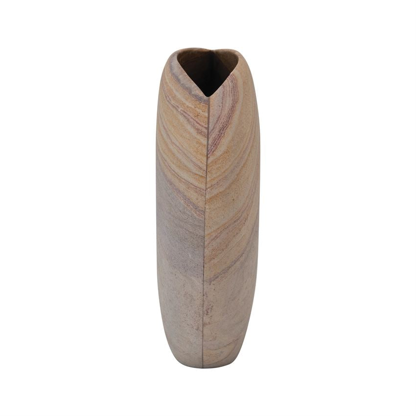 10"L Sandstone Vase, Natural — alternate view 3