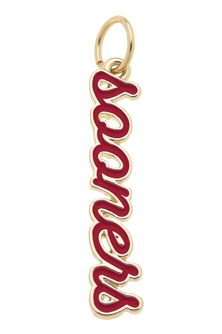 Sports Charms Oklahoma Sooners Sooners Enamel Script Charm