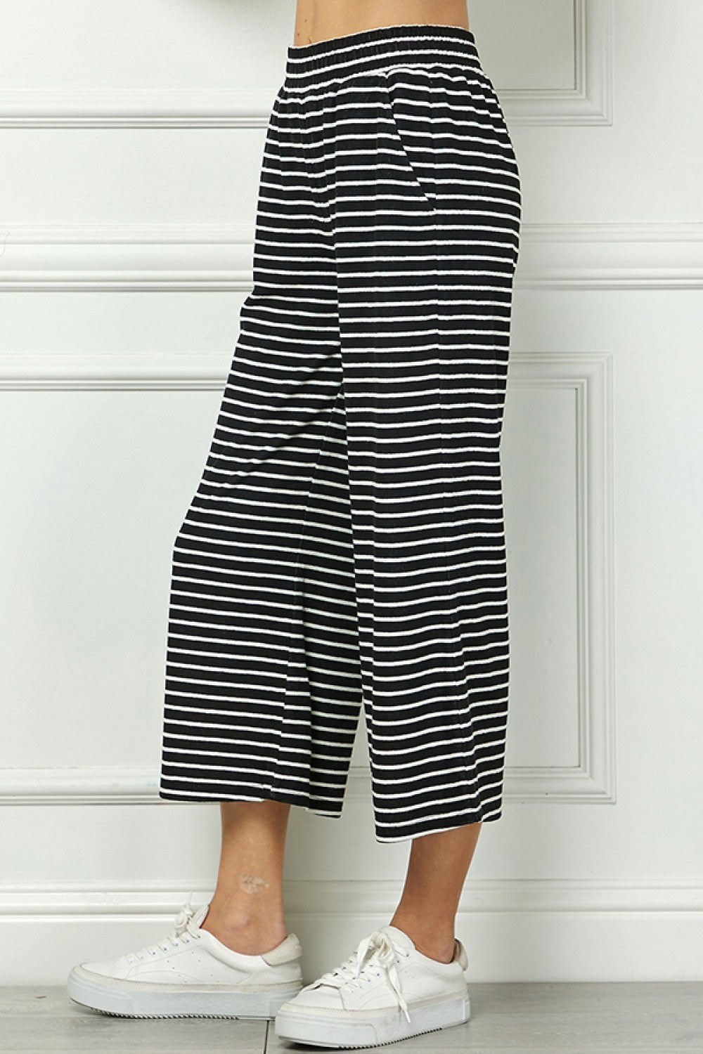 Stripe Knit Cropped Pants — alternate view 3