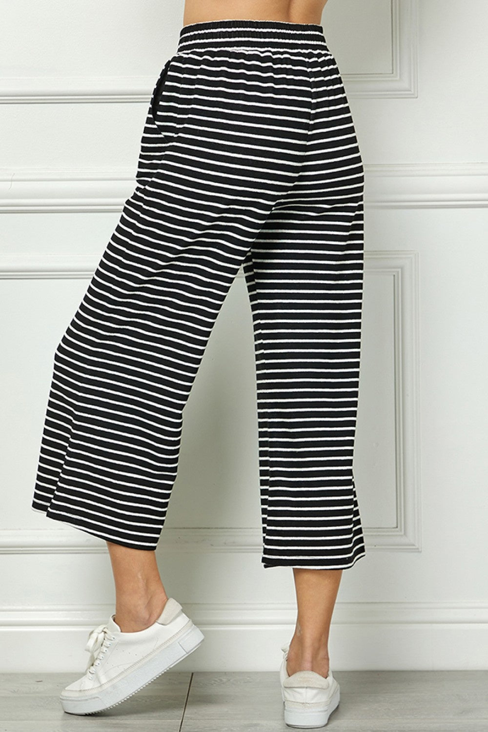 Stripe Knit Cropped Pants — alternate view 4