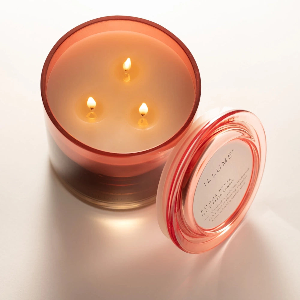 Paloma Petal Statement Glass Candle — alternate view 2