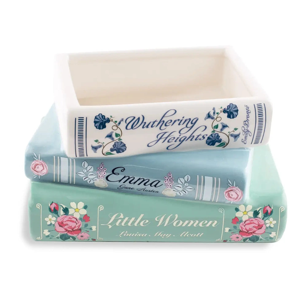 Pastel Classics Stacked Books Planter — alternate view 2