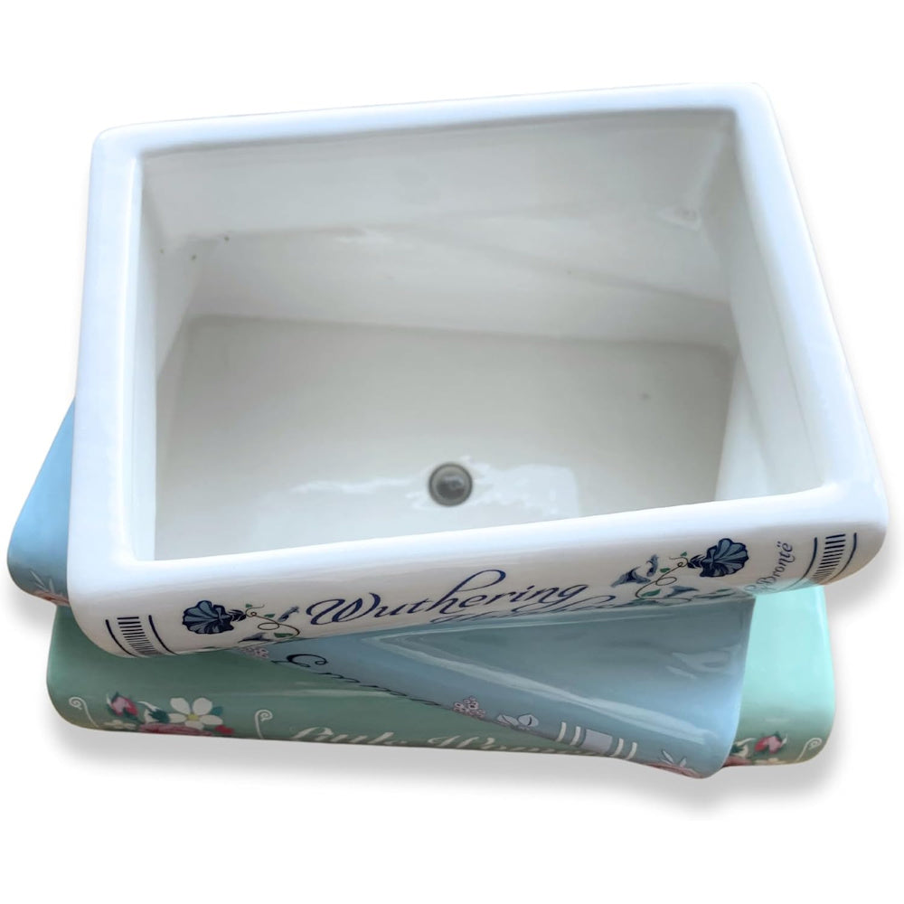 Pastel Classics Stacked Books Planter — alternate view 3