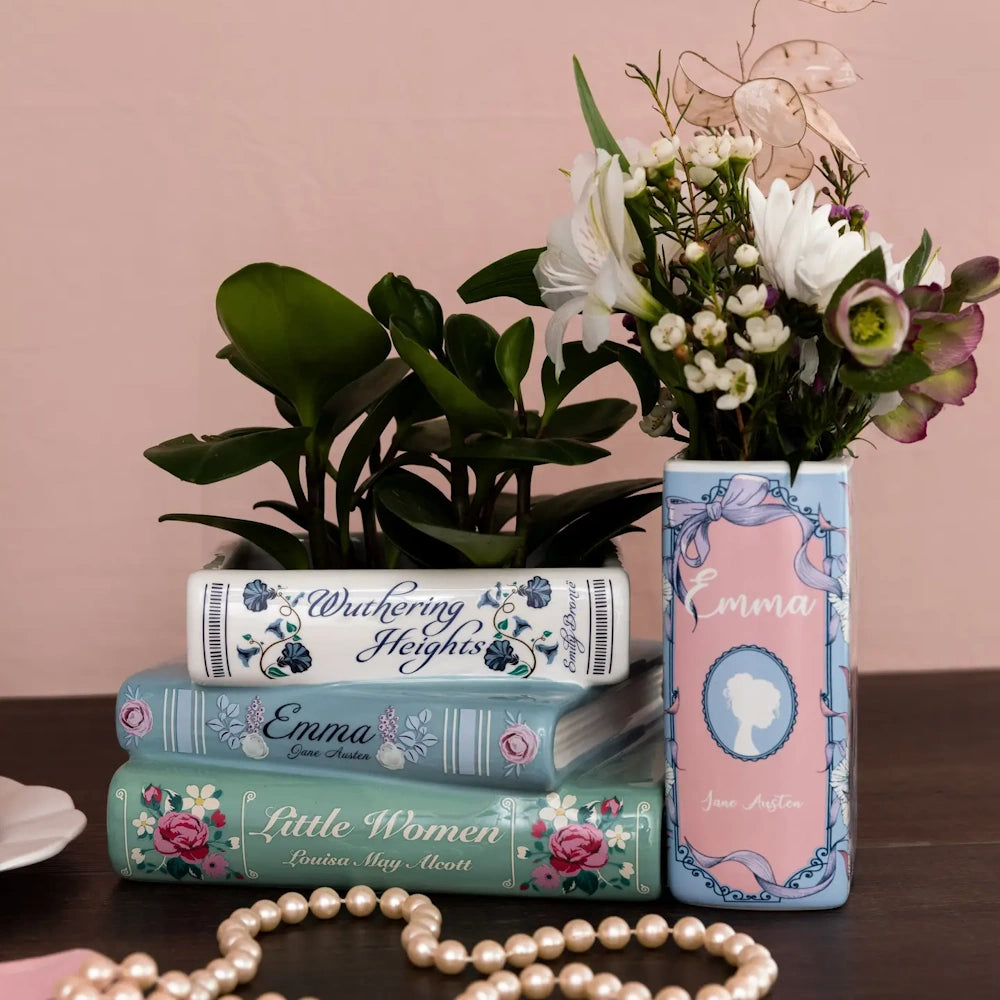 Pastel Classics Stacked Books Planter — alternate view 4