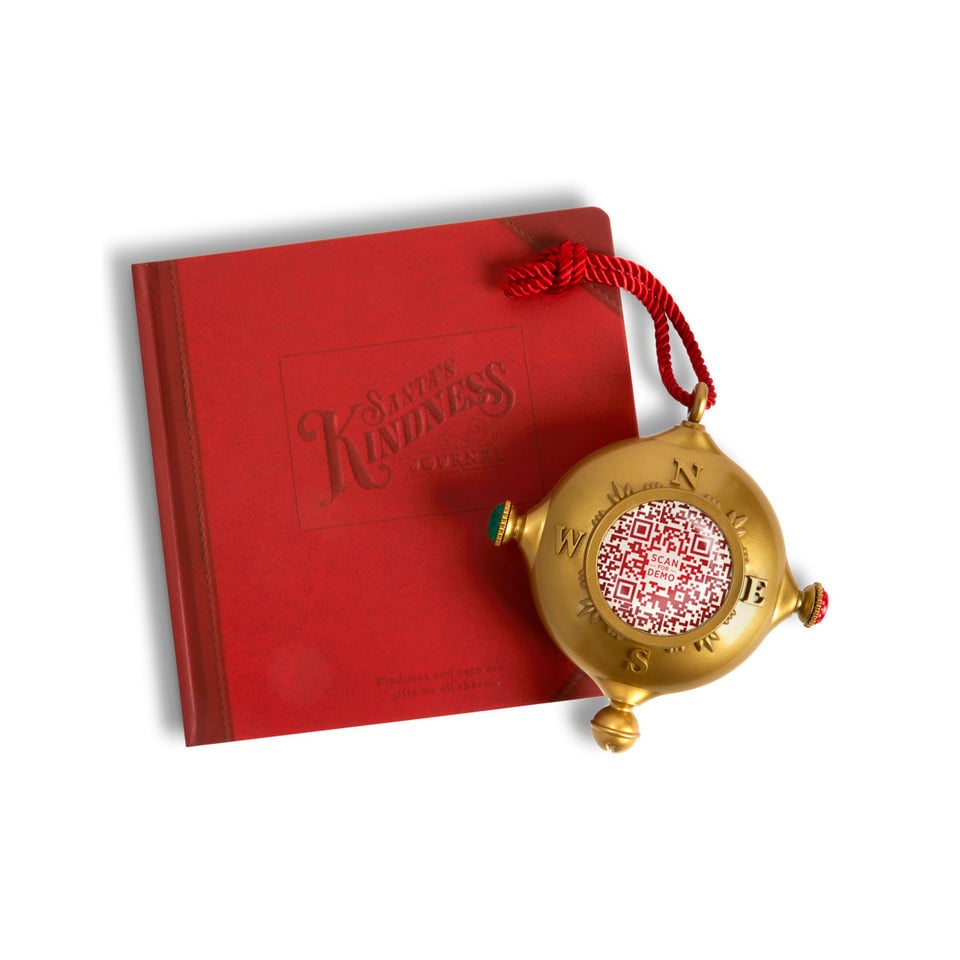 Santa’s Kindness Ornament & Journal — alternate view 3