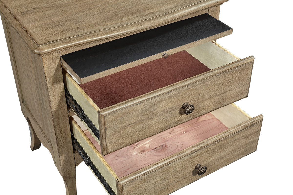 Provence 2 Drawer Nightstand — alternate view 2