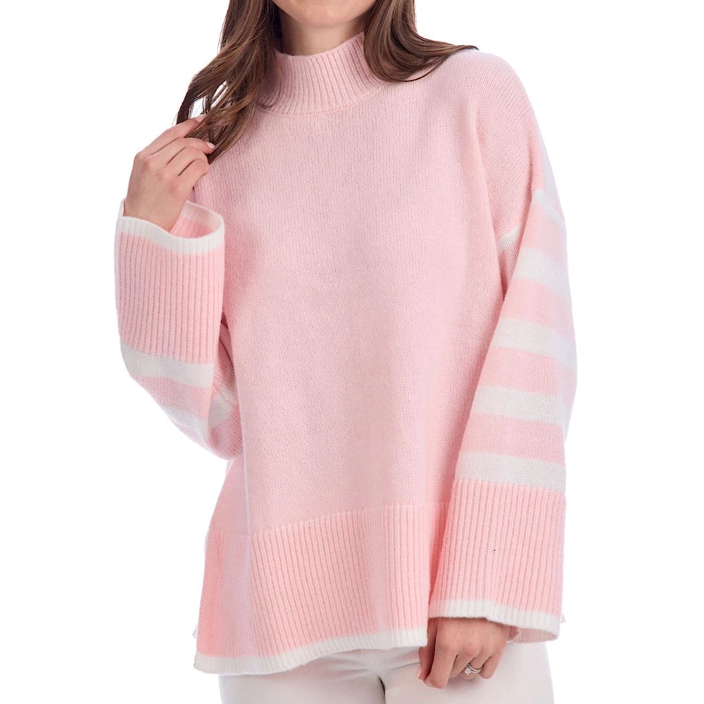Pink Costner Striped Sweater