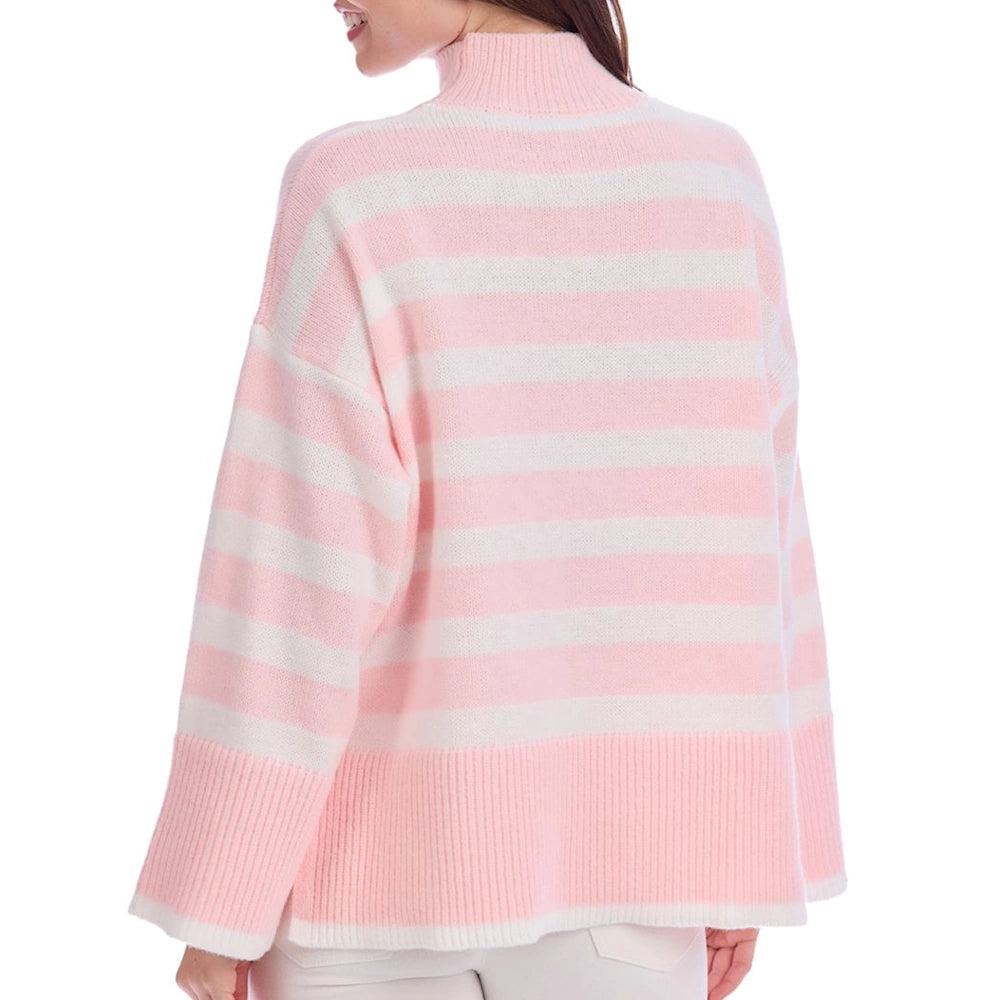Pink Costner Striped Sweater — alternate view 2