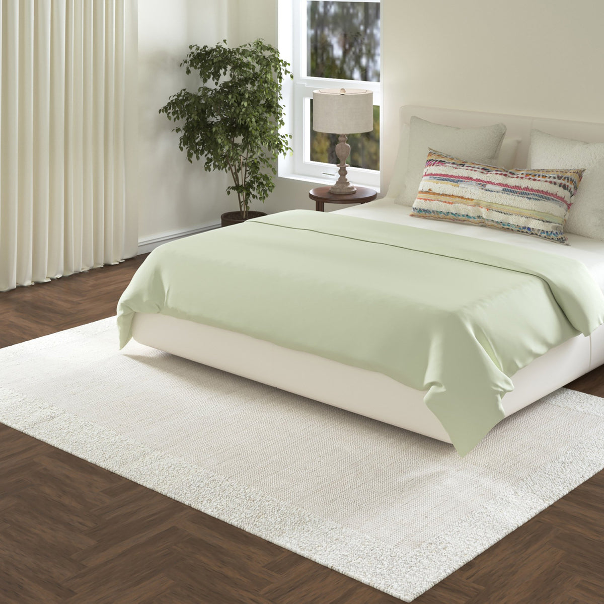 Flat Weave Prairie Ivory 5'9" x 8'9" Area Rug — alternate view 2