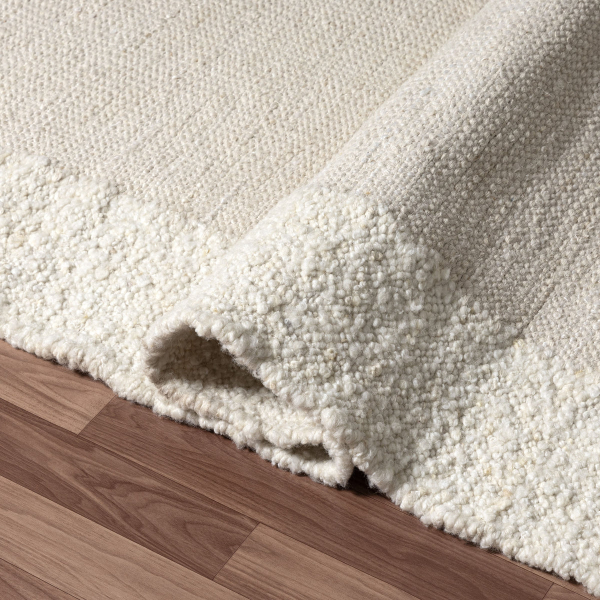Flat Weave Prairie Ivory 5'9" x 8'9" Area Rug — alternate view 4