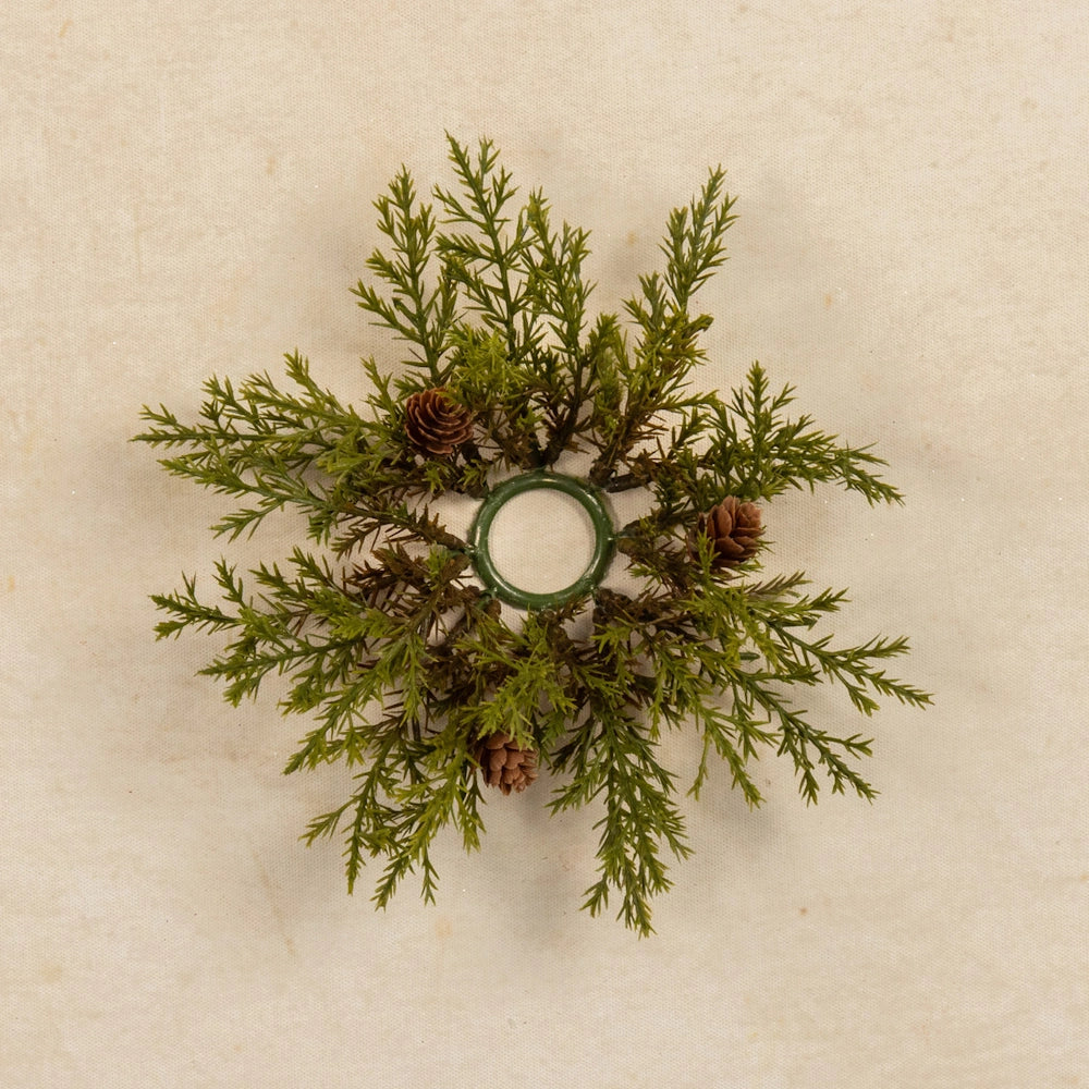 Prickly Pine Taper Candle Ring — alternate view 3