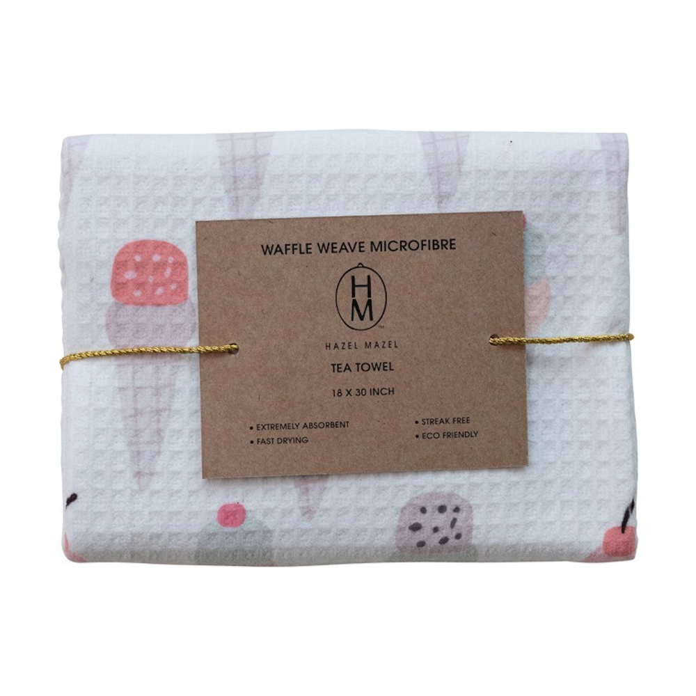 Printed Recycled Microfibre Tea Towels — alternate view 3