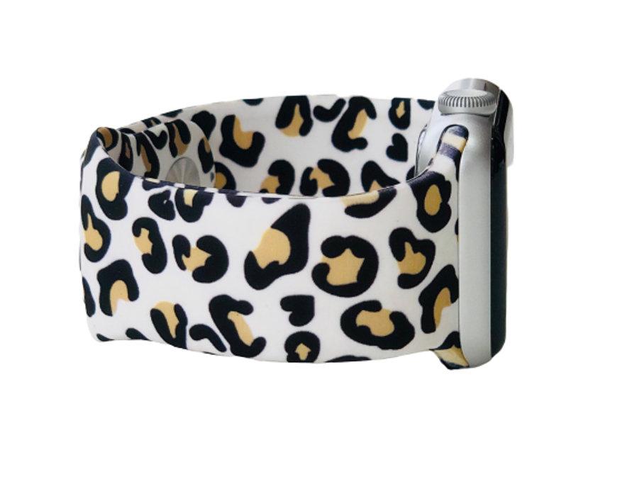 Black & Tan Cheetah Apple Watch Band — alternate view 2