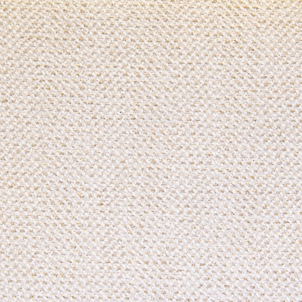 Cream-colored woven linen fabric texture background with close-up interlaced thread detail.