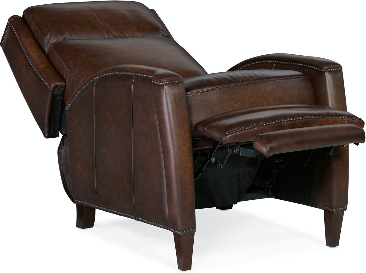 Declan Push Back Recliner - Brown — alternate view 4