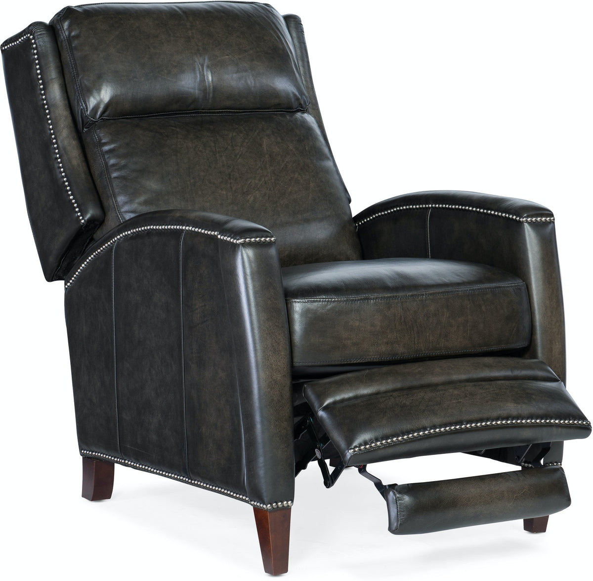 Declan Push Back Recliner-Gunmetal — alternate view 5