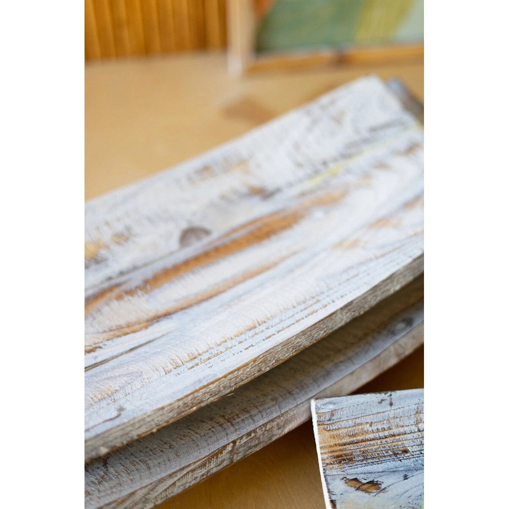 Rectangle Curved Wooden Bowls — alternate view 3