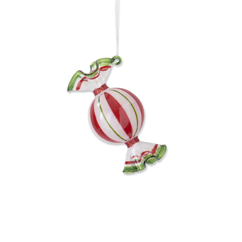 Red & Green Glass Candy Ornaments — alternate view 4