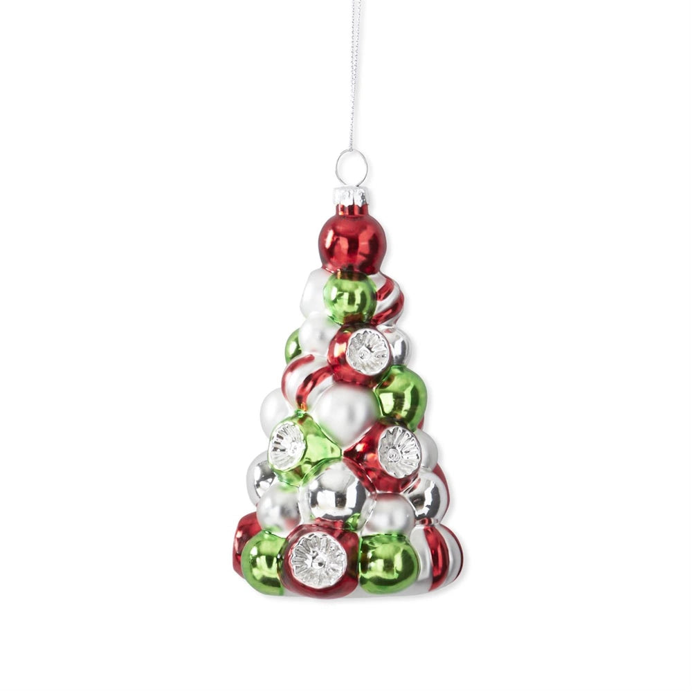 Red, Silver & Green Glass Ornaments — alternate view 5