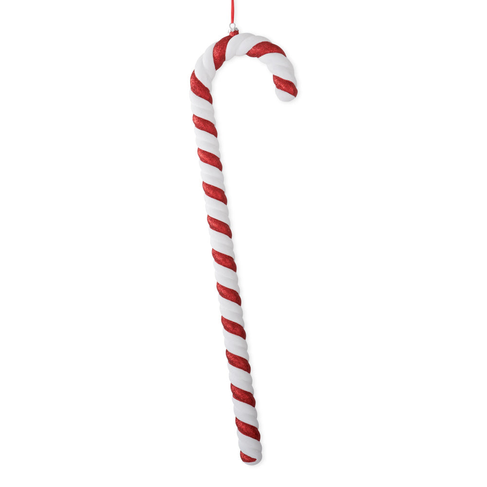 Red & White Candy Cane Ornament — alternate view 2