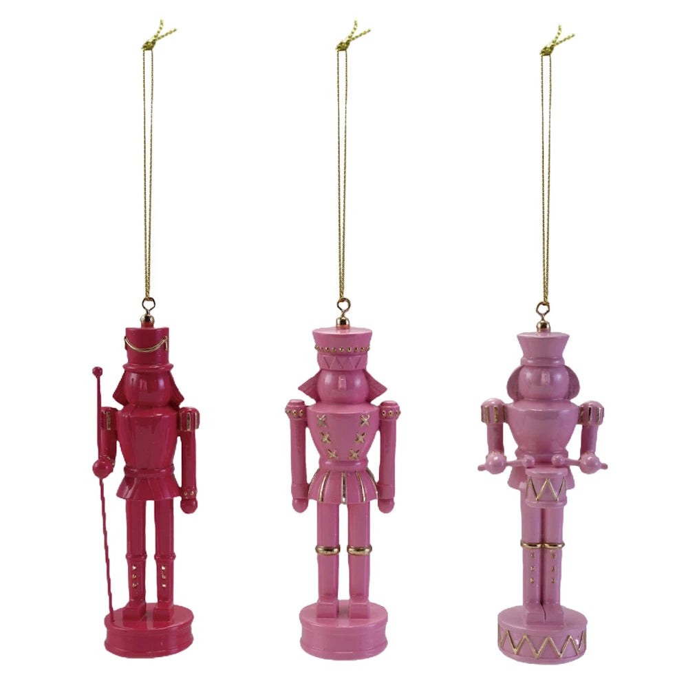 Resin Nutcracker Ornament with Gold Color Accents — alternate view 2