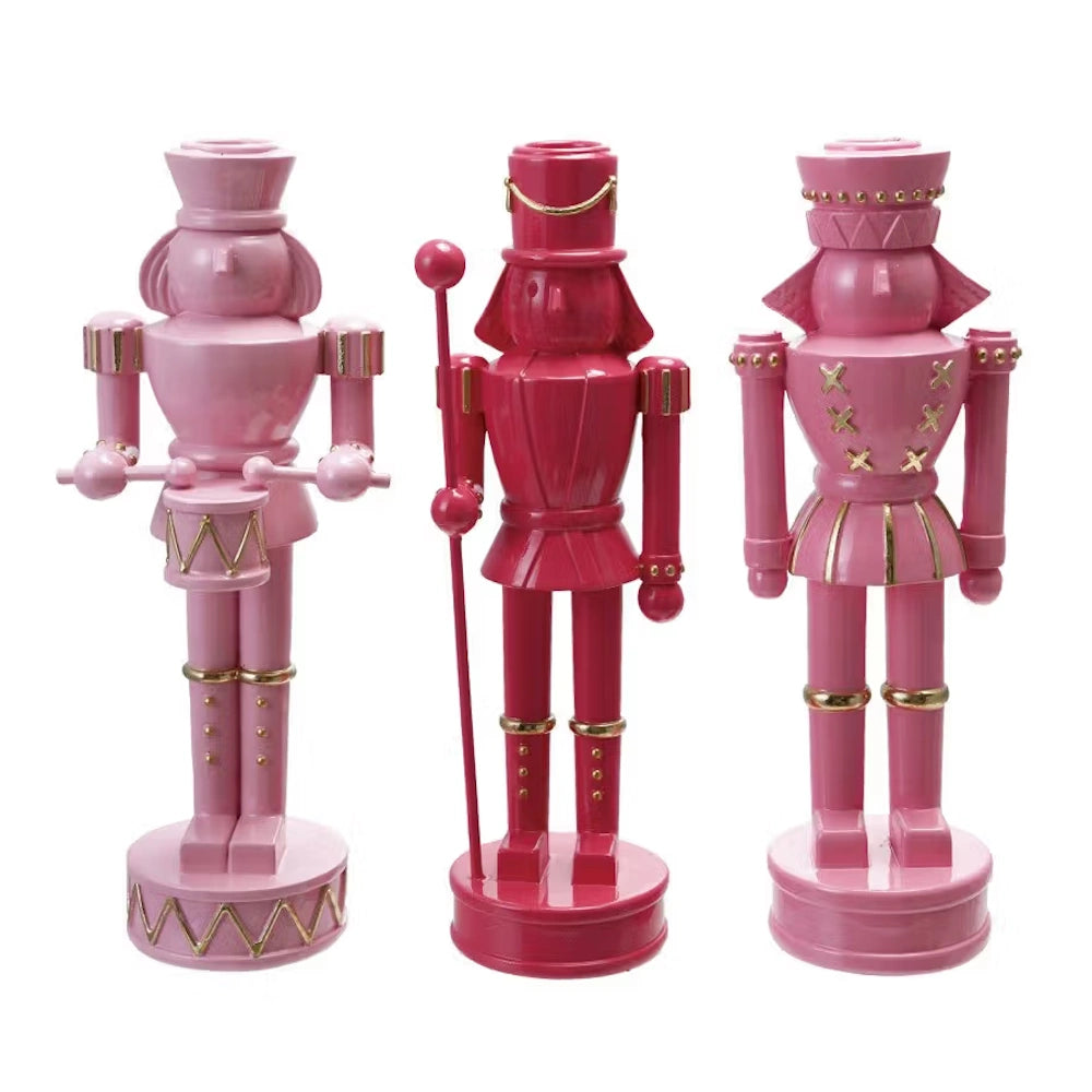 Resin Nutcracker Shaped Taper Holder — alternate view 2