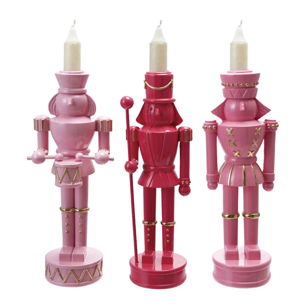 Resin Nutcracker Shaped Taper Holder — alternate view 3