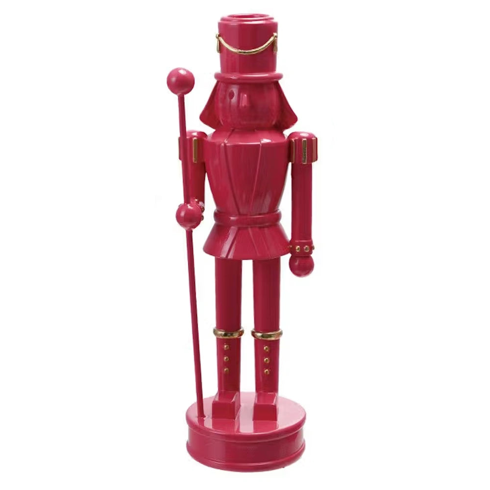 Resin Nutcracker Shaped Taper Holder — alternate view 5