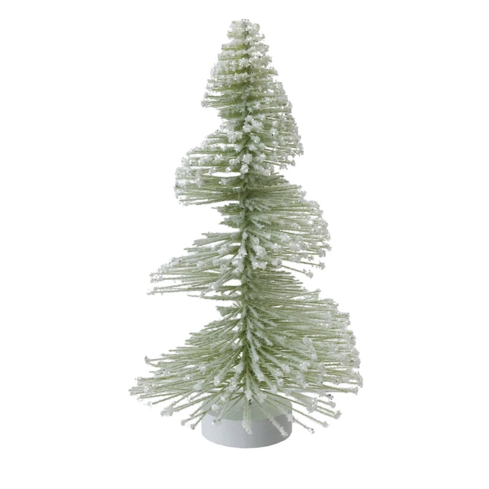 Sage Bottle Brush Tree with Wood Base — alternate view 2