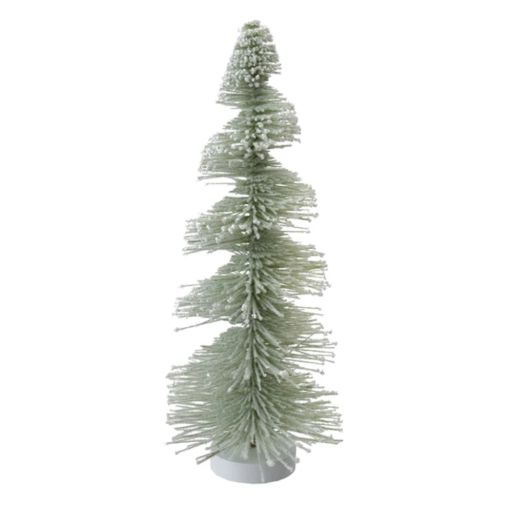 Sage Bottle Brush Tree with Wood Base — alternate view 3