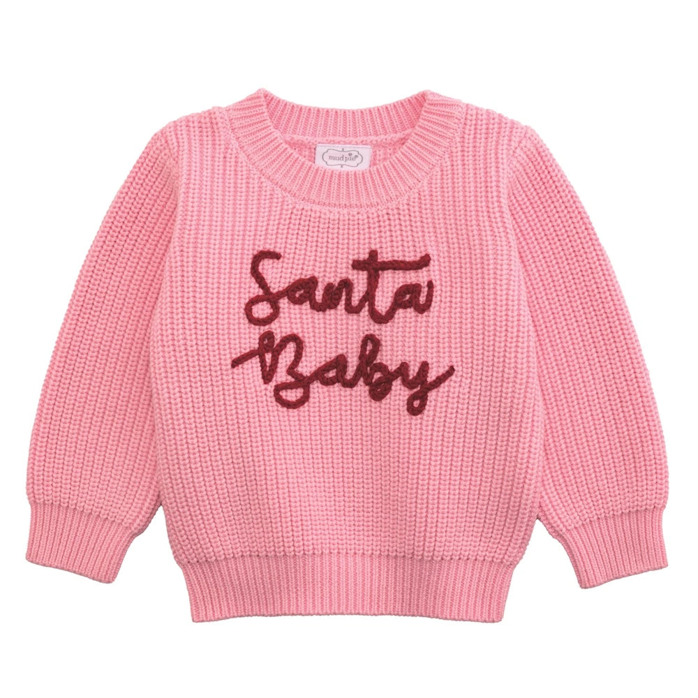 Santa Baby Chainstich Sweater