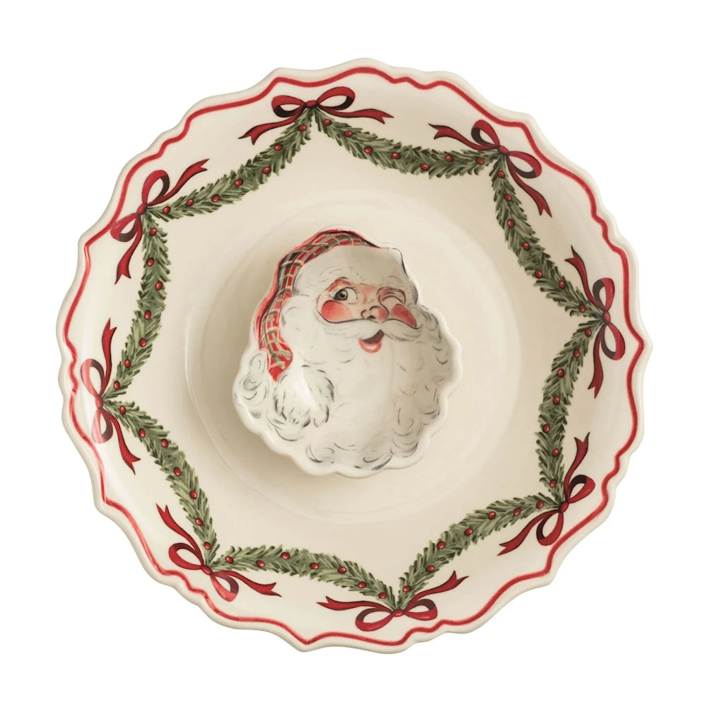 Santa Chip and Dip Bowl — alternate view 2