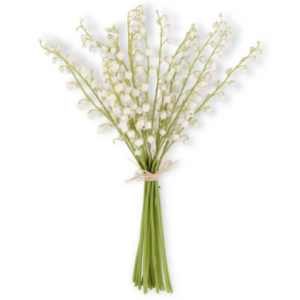 White Real Touch Lily of The Valley Bundle — alternate view 2