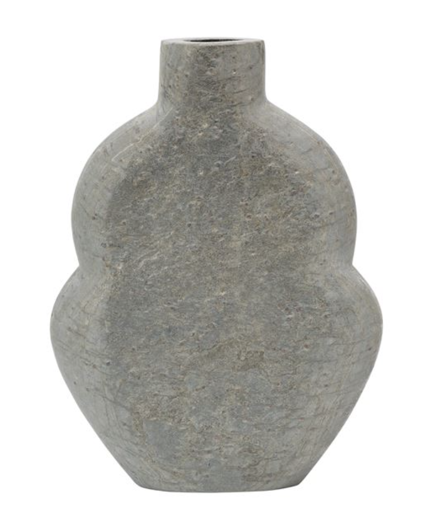 Slate Vase, Grey — alternate view 2