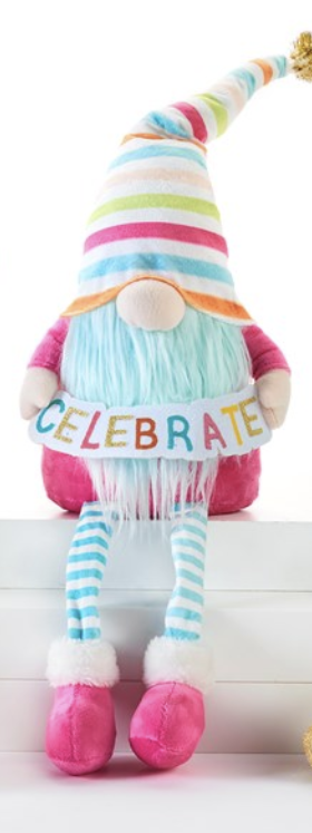 Birthday Banner Gnome Sitter — alternate view 2