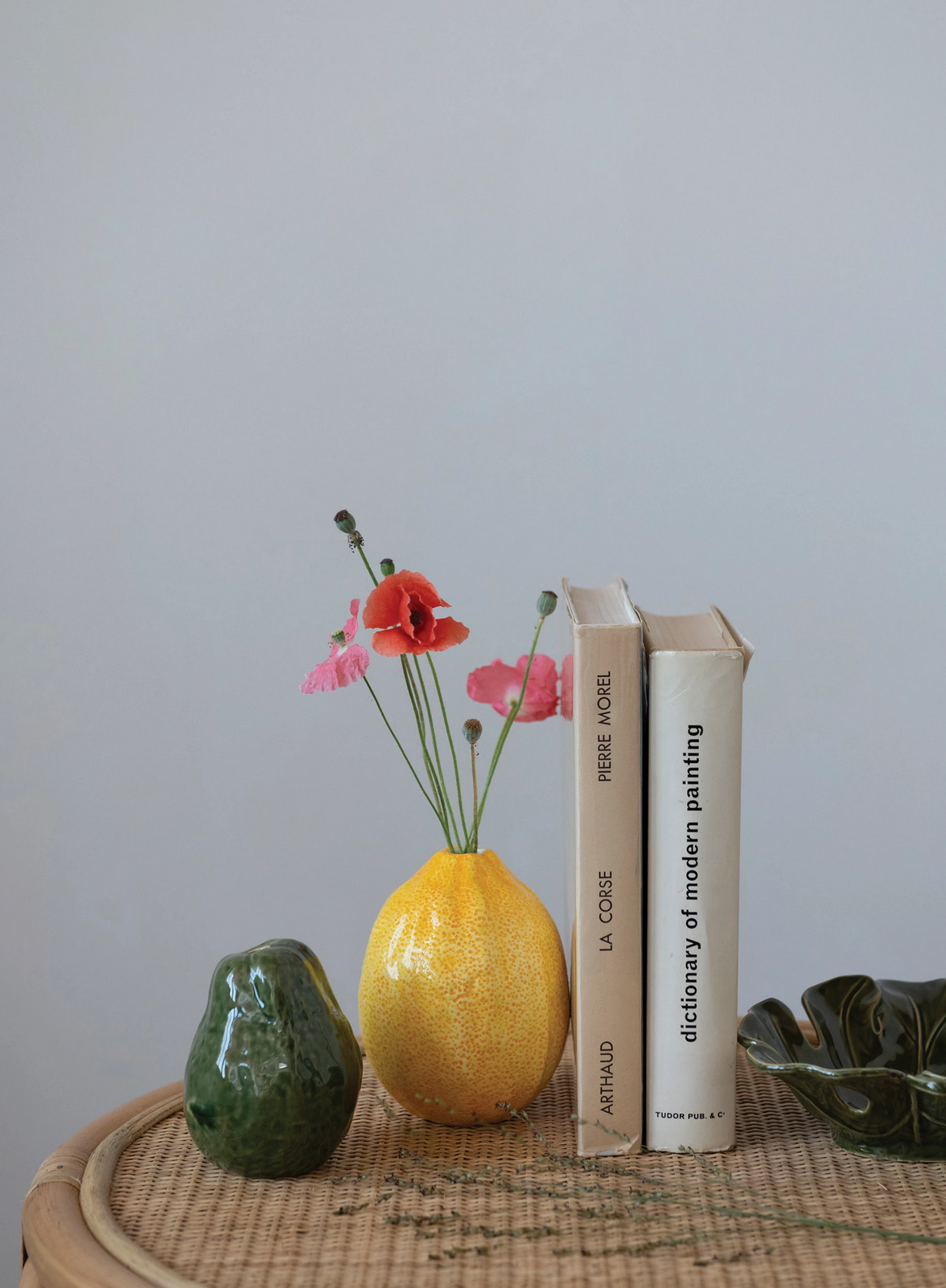 Stoneware Avocado Vase — alternate view 2